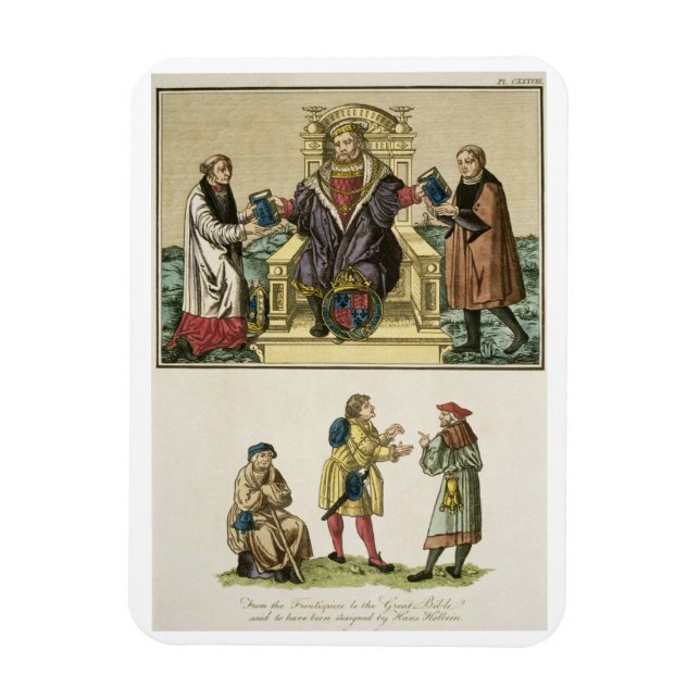 King Henry VIII (1491-1547) from the frontispiece Magnet (Vertical)