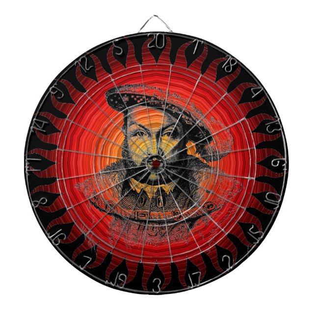 King Henry VIII Dartboard (Front)