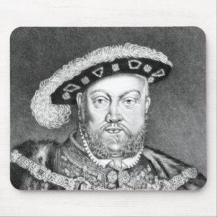 King Henry VIII illustration Mouse Pad