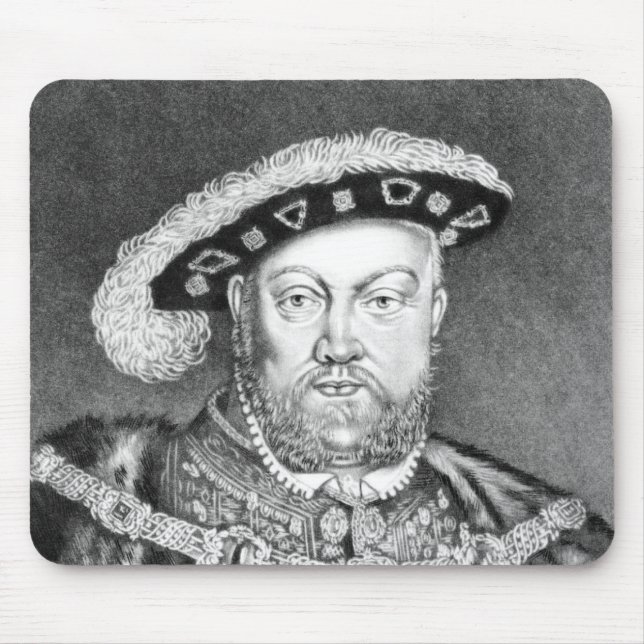 King Henry VIII  illustration Mouse Pad (Front)