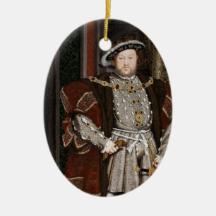 King Henry VIII of England Ceramic Tree Decoration