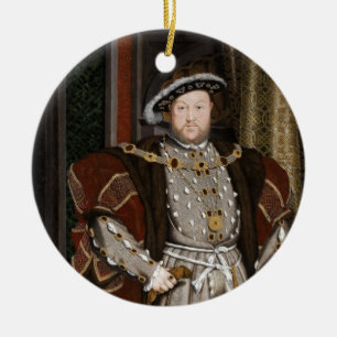 King Henry VIII of England Ceramic Tree Decoration