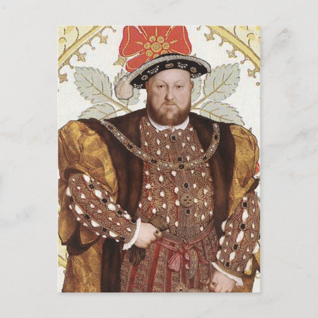 King Henry VIII of England - Portrait Postcard (Front)