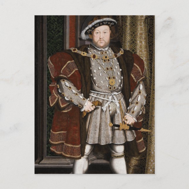 King Henry VIII of England Postcard (Front)