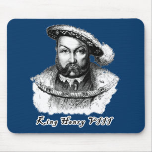 King Henry VIII Portrait Tshirts, Tote Bags Mouse Pad