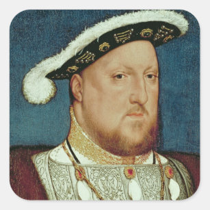 King Henry VIII Square Sticker