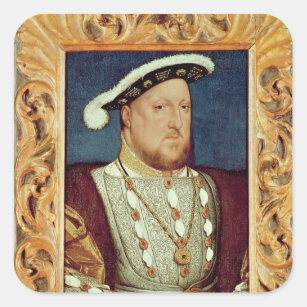 King Henry VIII Square Sticker