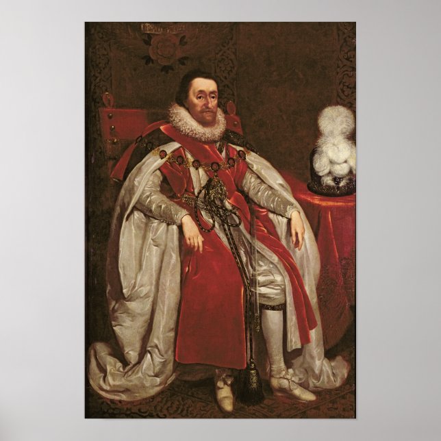 King James I of England and VI of Scotland, 1621 Poster (Front)