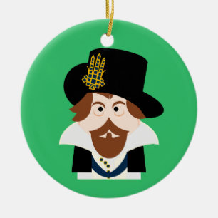 King James VI of Scotland and James I of England Ceramic Ornament