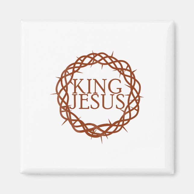 King Jesus Magnet (Front)
