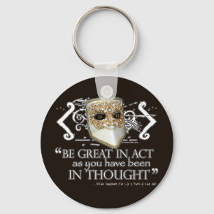 King John Quote Key Ring