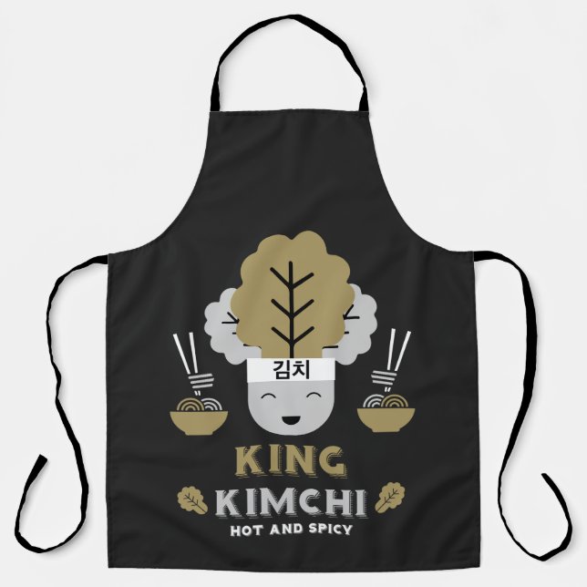 King Kimchi Hot And Spicy Apron (Front)
