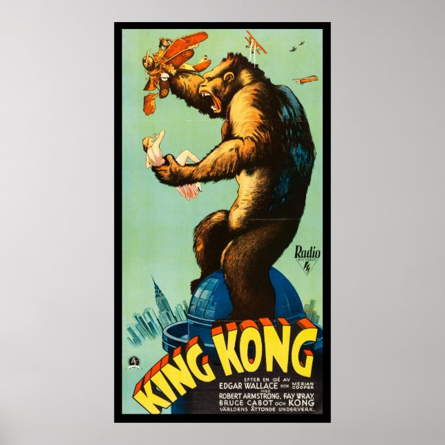 King Kong Horror Monster Movie Poster  (Front)