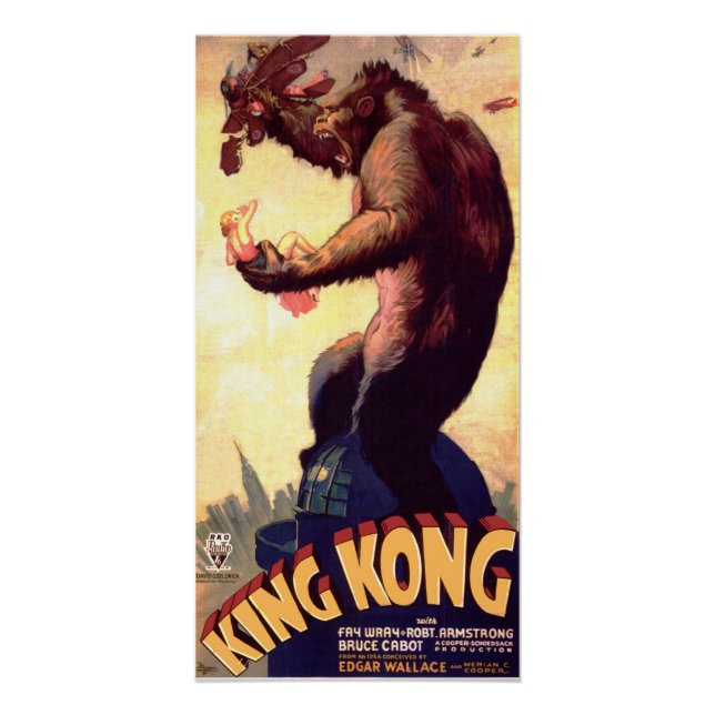 King Kong Monster Retro Vintage Movie  Poster (Front)