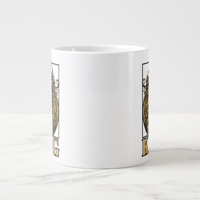 King Large Coffee Mug (Front)