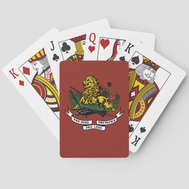 King, Law, & Country Playing Cards (Back)