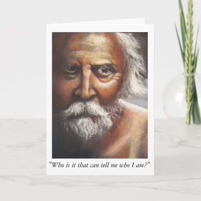 King Lear Greeting Card (Front)