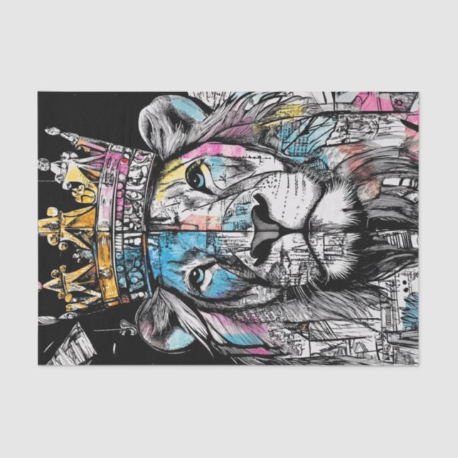 King Lion7 Tissue Paper (Front)
