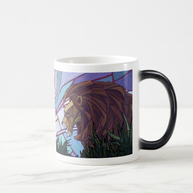 King Lion and Cubs Magic Mug (Right)