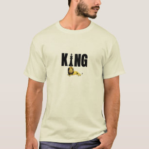 King Lion Chess Piece Strategy & Leadership Grap T-Shirt