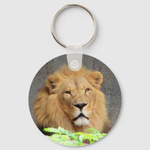 King Lion Mane Man of the Pride Key Ring