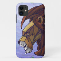 King Lion on Purple