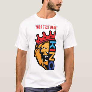 King Lion – Royal Strength Power Animal Design T-Shirt