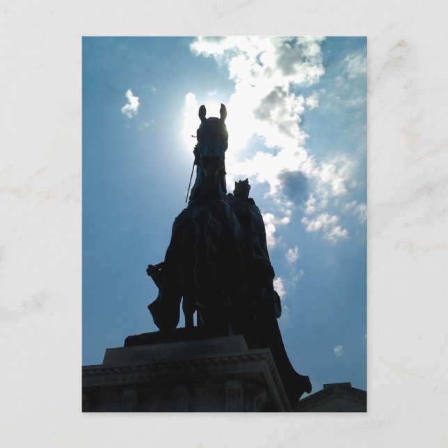 King Louis IX, Art Hill, Forest Park Postcard (Front)