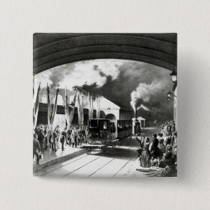 King Louis-Philippe of France departing 15 Cm Square Badge