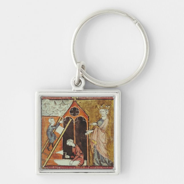 King Louis VI  Watching the Construction of Key Ring (Front)