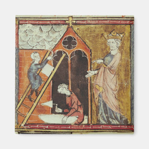 King Louis VI Watching the Construction of Magnet