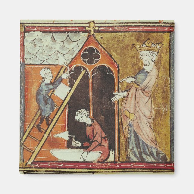 King Louis VI  Watching the Construction of Magnet (Front)