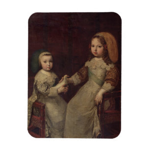 King Louis XIV (1638-1715) as a child with Philipp Magnet