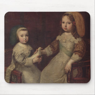 King Louis XIV (1638-1715) as a child with Philipp Mouse Pad