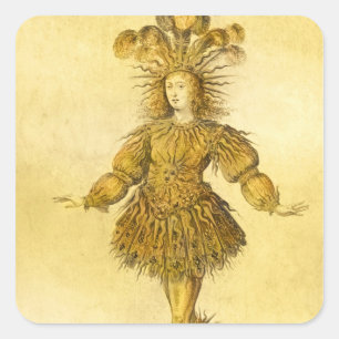 King Louis XIV of France Square Sticker
