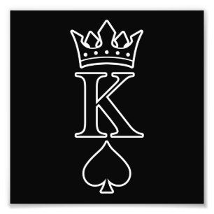 King Love Valentine Romantic Valentines Day Couple Photo Print