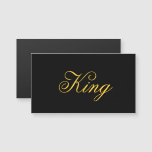 King Magnetic Business Cards