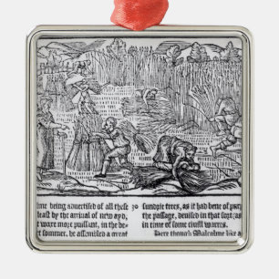 King Malcolm of Scotland Metal Ornament