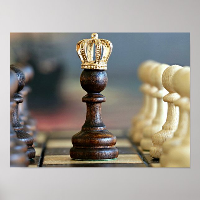 King Me--game of chess Poster (Front)