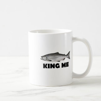 King Me Salmon Fishing Coffee Mug