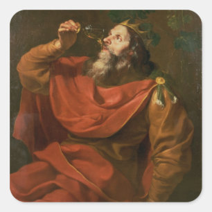 King Midas Square Sticker