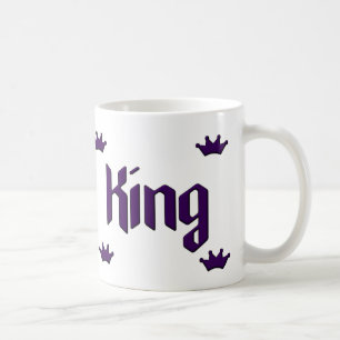 King Mug Purple Crowns