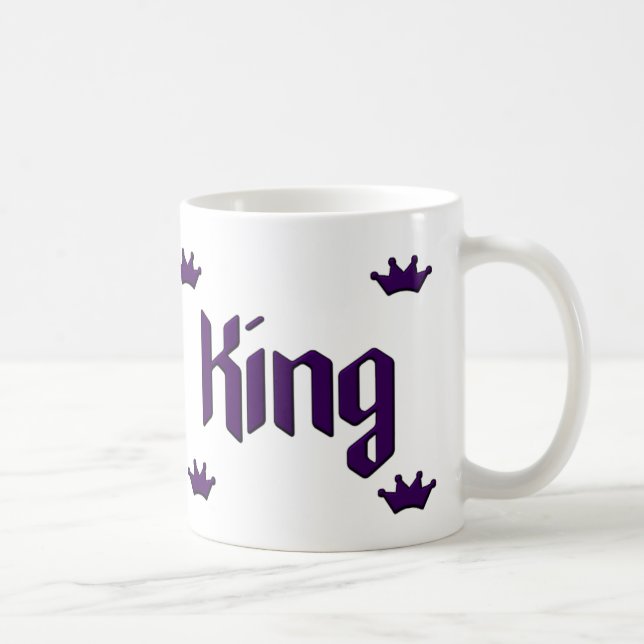 King Mug Purple Crowns (Right)
