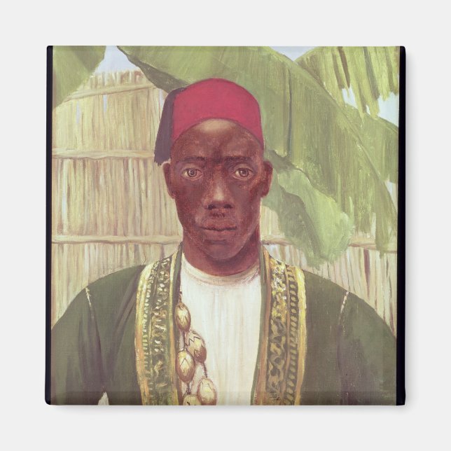 King Mutesa of Buganda, from a photo Magnet (Front)