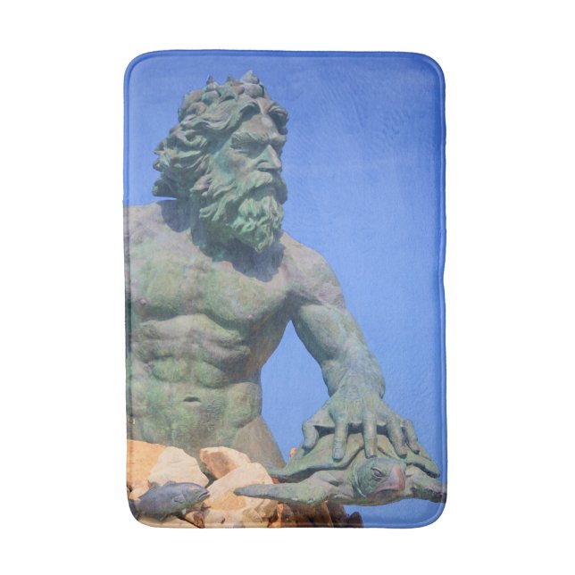 King Neptune by Shirley Taylor Bath Mat (Front Vertical)