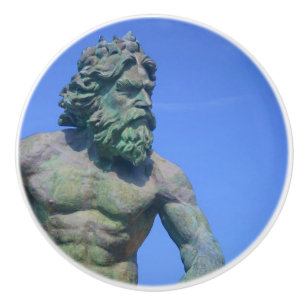 King Neptune by Shirley Taylor Ceramic Knob
