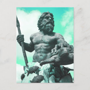 king neptune roman mythology postcard