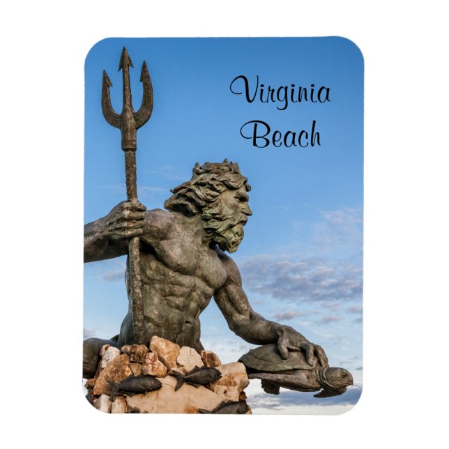 King Neptune Statue Magnet (Vertical)