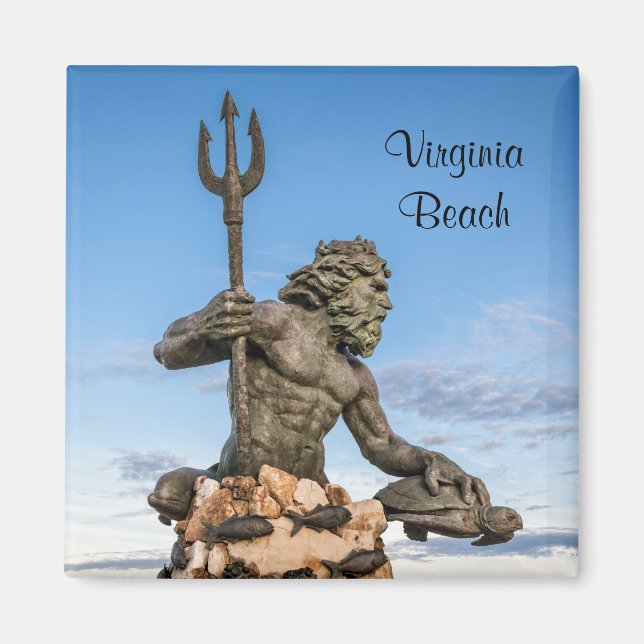 King Neptune Statue Magnet (Front)