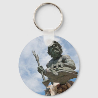 King Neptune Virginia Beach Statue Key Ring